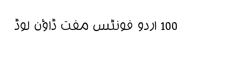 font preview of MolsaqArabic-Light
