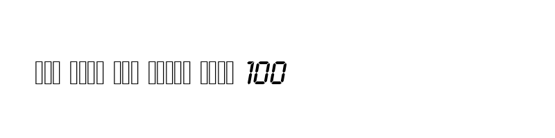 font preview of Lcdd